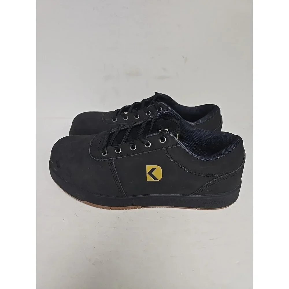 DAKOTA Men's Steel Toe Steel Plate Skate Safety Work Shoe 3613 Black/Black 12M - Picture 5 of 11